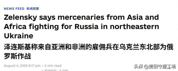 好牛 难怪打不过俄军，泽连斯基发现不对，五国雇佣兵助阵，乌抓到内鬼